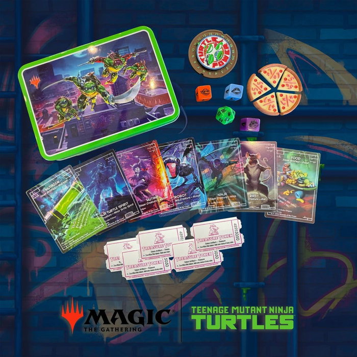 Magic the Gathering Dice and Token Pack Las Tortugas Ninja *Inglés*