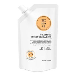 Mimare Champú Hidratante para Todo Tipo de Cabellos Secos y Encrespados con Agua de Pepino y Aceite de Lino 480ml