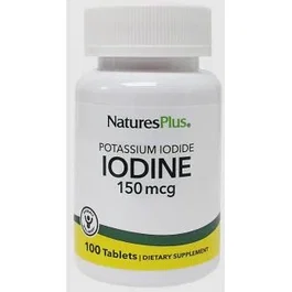 Natures Plus Yoduro Potásico Iodine 100 Comprimidos