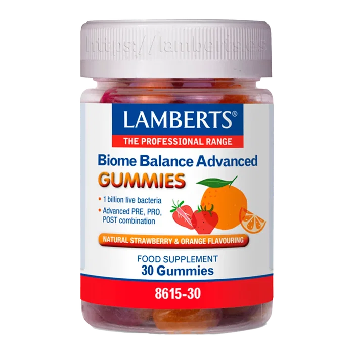 LAMBERTS Biome Balance Advanced 30 gummies Fresa/Naranja LAMBERTS Biome Balance Advanced 30 gummies Fresa/Naranja