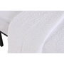 DKD Home Decor Colcha de Poliéster Bordada Blanca 180x260 cm