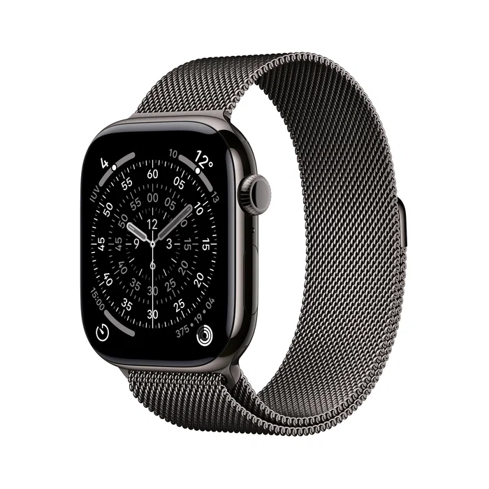 Apple Watch Series 11 GPS + Cellular 46mm Titanio Pizarra con Correa Milanese Loop M/L