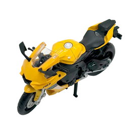 Tachan 1:18 Yamaha Yzf-R1 Pullback Yellow - Moto Replica a Escala +3 años (Multilenguaje)