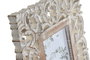 DKD Home Decor Marco Foto 10X15 Blanco Natural Mango Cristal 2 Unidades 21 x 26 x 2 cm
