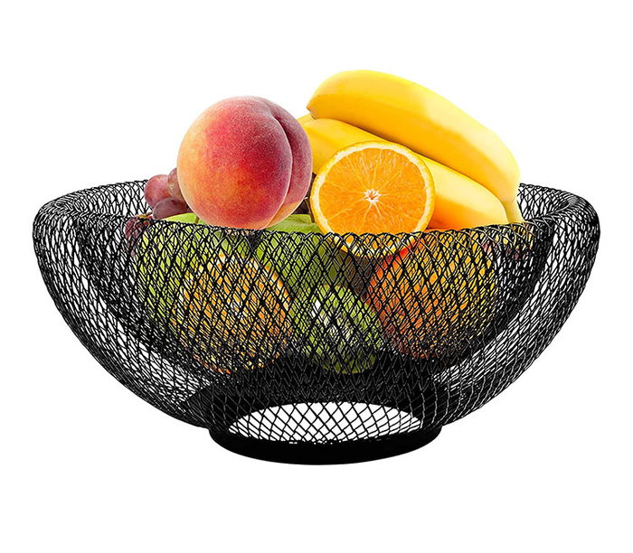 Confortime Cesta Metal Frutero 30 x 30 x 15 cm (6 Unidades)