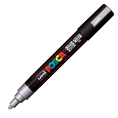 Posca Rotulador de Pintura PC-3M Plata 0,9 - 1,3 mm