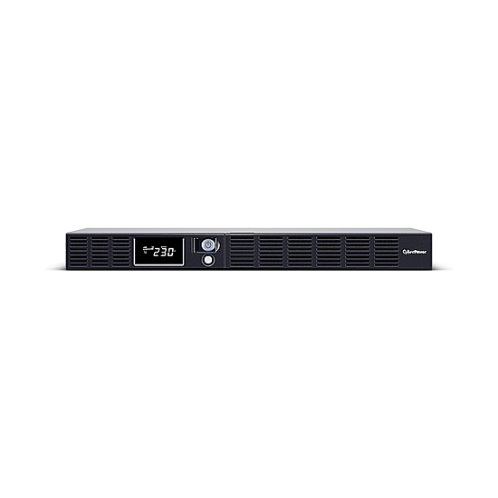 CyberPower OR650ERM1UGR SAI para Rack 1U, 650VA/360W, Salida Senoidal Pura, AVR, USB, 4 Tomas, Batería Recambiable, CE/EAC/RCM