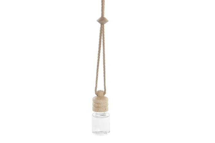 DKD Home Decor Ambientador para Coche de Cristal Aroma Bebé Azul Celeste