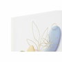 DKD Home Decor Set de 4 Cuadros Modernos de Lienzo y MDF Multicolor 40x40x1,8 cm