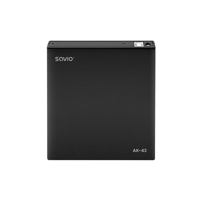 SAVIO Unidad de DVD externa AK-43 Negro SAVIO Unidad de DVD externa AK-43 Negro