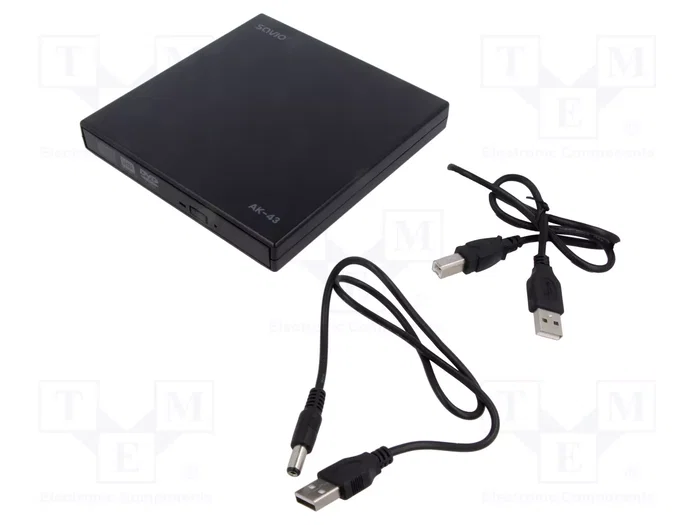 SAVIO Unidad de DVD externa AK-43 Negro SAVIO Unidad de DVD externa AK-43 Negro