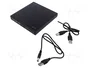 SAVIO Unidad de DVD externa AK-43 Negro