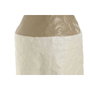 DKD Home Decor Set de 3 Jarrones Metálicos Rugosos Blanco y Dorado