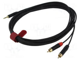 REDS MUSIC Cable Jack 3,5mm a RCA x2 5m