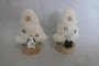 DKD Home Decor Set de 2 Figuras de Árbol en Resina y Poliéster