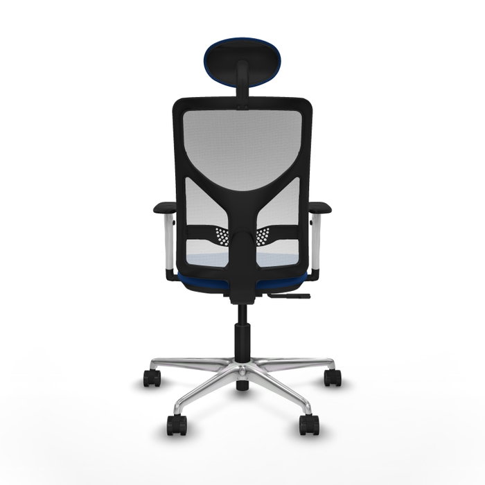 PIQUERAS Y CRESPO Silla de oficina Motilla con mecanismo Sincro, Azul y Blanco PIQUERAS Y CRESPO Silla de oficina Motilla con mecanismo Sincro, Azul y Blanco