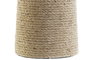 DKD Home Decor Lámpara de sobremesa Cuerda Dolomite Marrón