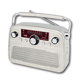 SAMI Radio Multimedia AC/BAT 3 Bandas CREMA Madera