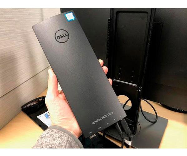 Dell Optiplex 7070 Ultra Reacondicionado i5-8Gen 8GB 256GB NVMe Win 11 Pro Monitor 23.8"