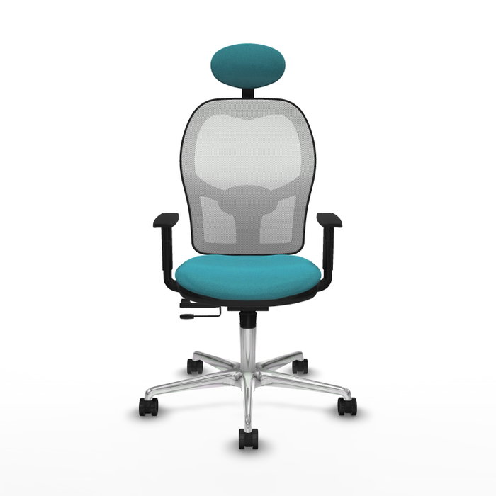 PIQUERAS Y CRESPO Silla de oficina Jorquera Turquesa y Blanco PIQUERAS Y CRESPO Silla de oficina Jorquera Turquesa y Blanco