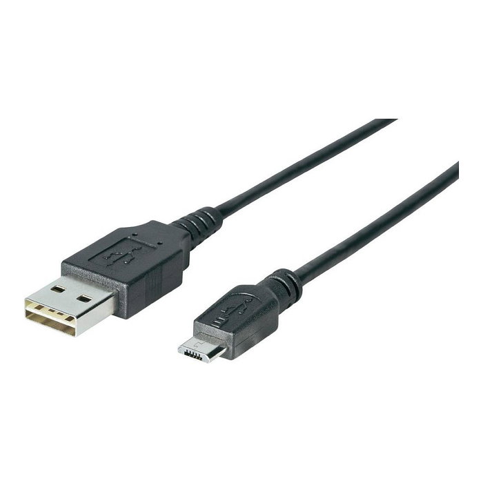 SHARKOON Cable USB 2.0 A a Micro-B de 3 m, Negro SHARKOON Cable USB 2.0 A a Micro-B de 3 m, Negro