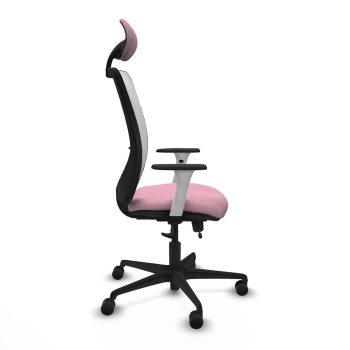 PIQUERAS Y CRESPO Silla de oficina Zulema Rosa y Blanca PIQUERAS Y CRESPO Silla de oficina Zulema Rosa y Blanca