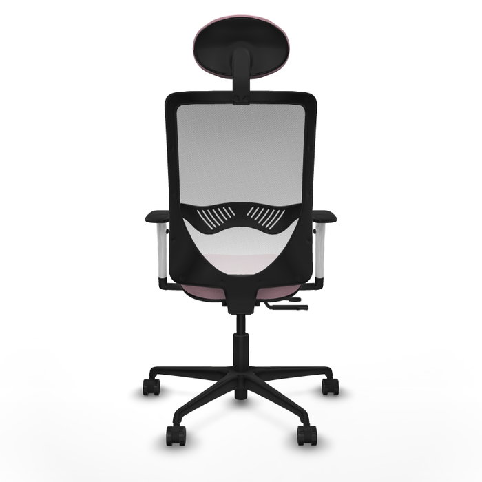 PIQUERAS Y CRESPO Silla de oficina Zulema Rosa y Blanca PIQUERAS Y CRESPO Silla de oficina Zulema Rosa y Blanca