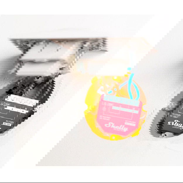 Shelly Wave 1PM Interruptor Inteligente Z-Wave Max 16A con Medición de Potencia