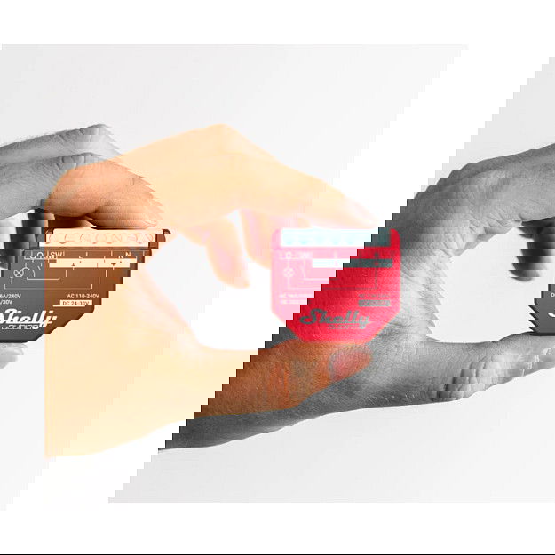 Shelly Wave 1PM Interruptor Inteligente Z-Wave Max 16A con Medición de Potencia