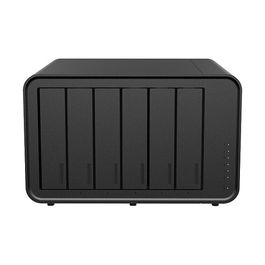 TerraMaster NAS F6-424 de 6 bahías para escritorio, Intel N95 Quad-Core, 8GB DDR5, Almacenamiento Diskless, RAID, SATA, 2x2.5GbE, USB 3.2, HDMI
