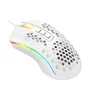 Redragon M988W-RGB Ratón Gaming Óptico Storm Ultraligero para Diestro, Sensor Pixart 3389 32000 DPI, 8 Botones Programables, RGB Chroma, Cable Paracord