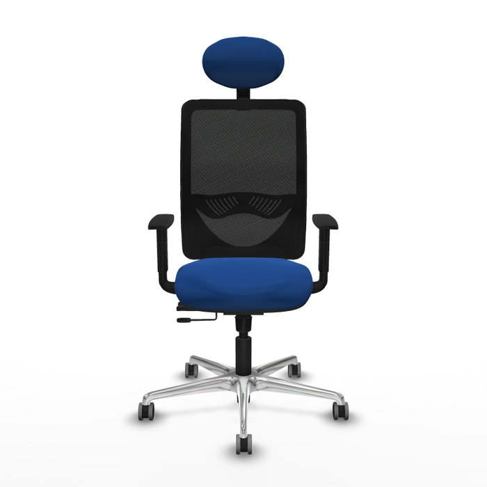 PIQUERAS Y CRESPO Silla de oficina Zulema con mecanismo Sincro/Traslack, Azul y Negro PIQUERAS Y CRESPO Silla de oficina Zulema con mecanismo Sincro/Traslack, Azul y Negro