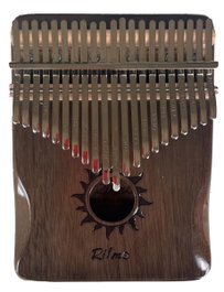 Ritmo Kalimba de Acacia de 21 Notas Natural Brillo