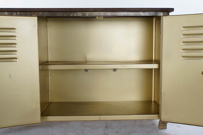 DKD Home Decor Buffet Metálico Dorado 152x35x69