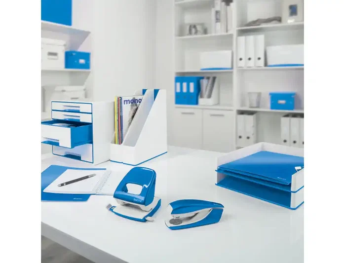 Leitz Revistero WOW A4 60mm Azul Metalizado