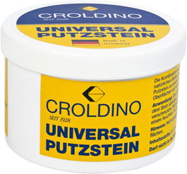 Croldino Piedra De Jabón Universal Lata 400 gr SOL01016002 Limpia Y Pule Superficies, Vidrio, Plástico, Metal