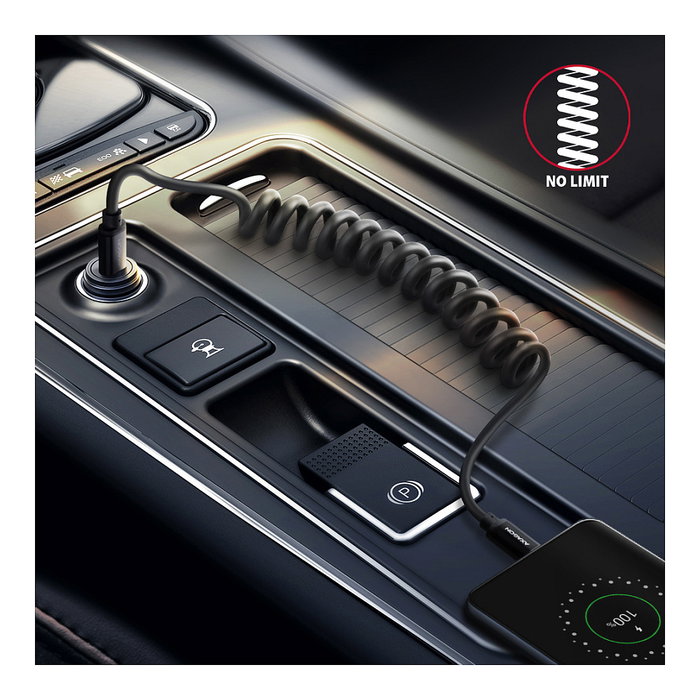Axagon BUCM-CM10TB Twister Cable USB-C a USB-C 2.0, 0,6m, negro Axagon BUCM-CM10TB Twister Cable USB-C a USB-C 2.0, 0,6m, negro