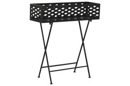 DKD Home Decor Macetero Loft Negro Metal 20 x 71 x 65 cm (2 Unidades)