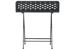 DKD Home Decor Macetero Metal Negro LOFTCARTER