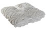 DKD Home Decor Diamond 2c24 Manta para Sofá Urbana Crudo Poliéster 170 x 130 cm (2 Unidades)