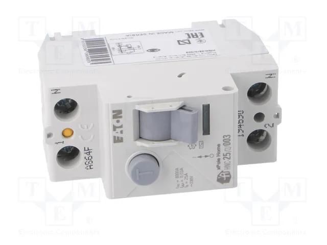 EATON ELECTRIC Interruptor diferencial HNC xPole Home 25A 30mA 2 polos