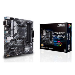 ASUS PRIME B550M-A/CSM Placa Base AMD AM4 DDR4 HDMI/VGA PCIE4.0 4SATA3 USB3.2 MATX