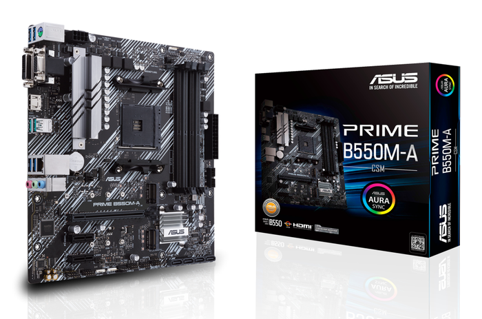 ASUS Prime B550M-A/CSM AMD B550 Micro ATX Socket AM4