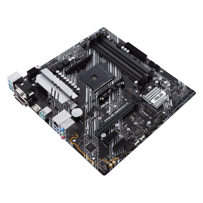 ASUS Placa Base Prime B550M-A/CSM AMD AM4 Micro ATX, Compatible con Ryzen 3000, DDR4 128GB, HDMI, DVI-D, VGA, USB 3.2 Gen 2, Realtek LAN ASUS Placa Base Prime B550M-A/CSM AMD AM4 Micro ATX, Compatible con Ryzen 3000, DDR4 128GB, HDMI, DVI-D, VGA, USB 3.2 Gen 2, Realtek LAN