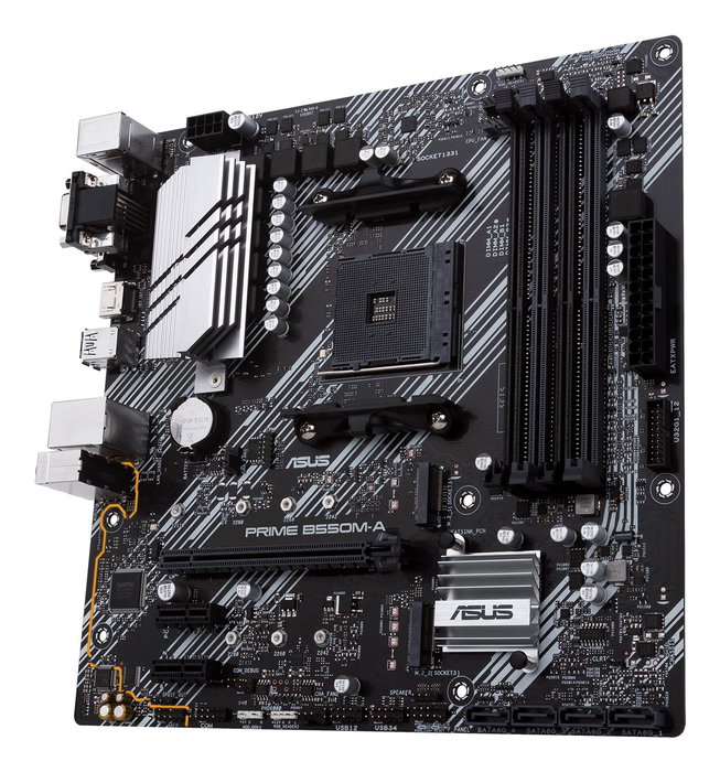 ASUS Prime B550M-A/CSM AM4 DDR4 Micro ATX ASUS Prime B550M-A/CSM AM4 DDR4 Micro ATX
