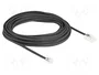 DeLOCK Cable telefónico RJ45 macho a RJ11 macho, 10 m, Negro