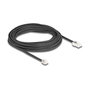 DeLOCK Cable telefónico RJ45 macho a RJ11 macho Negro 10 m