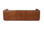 DKD Home Decor Sofá Urban Piel Cognac 4 Plazas 246.5 x 92 x 73 cm