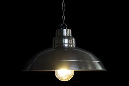 DKD Home Decor Lámpara de Techo Plateado Hierro 54 x 54 x 30 cm