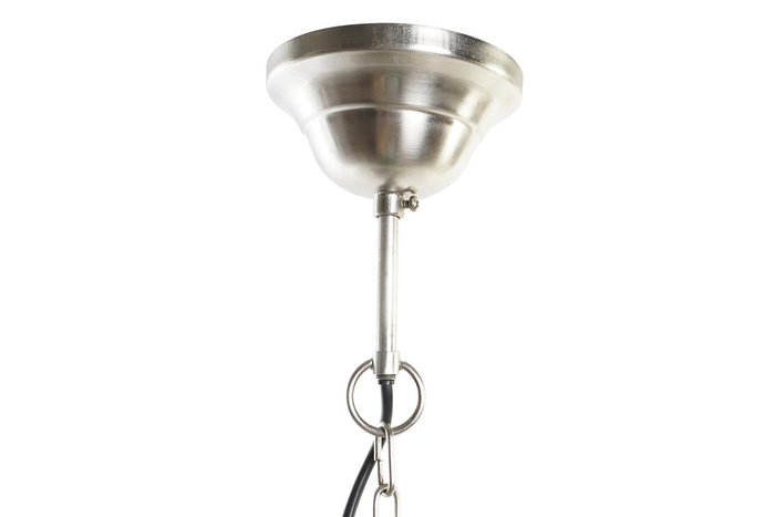 DKD Home Decor Lámpara de Techo Plateado Hierro 54 x 54 x 30 cm